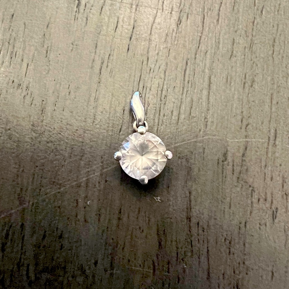 White Sapphire Pendant